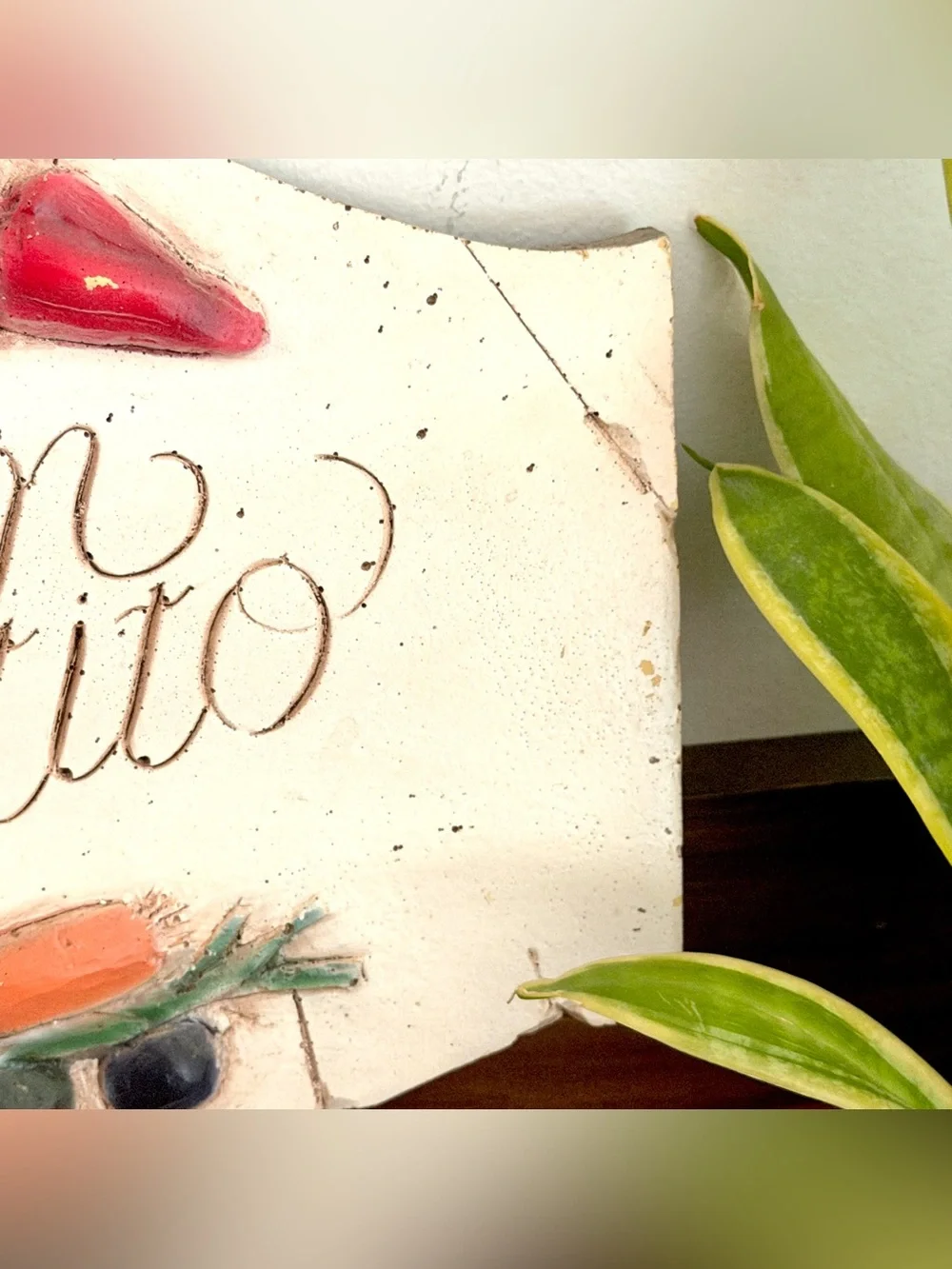 90s Kitchen Wall Decor Signs Plaques Dining Room Vegetables Italy Mediterranean